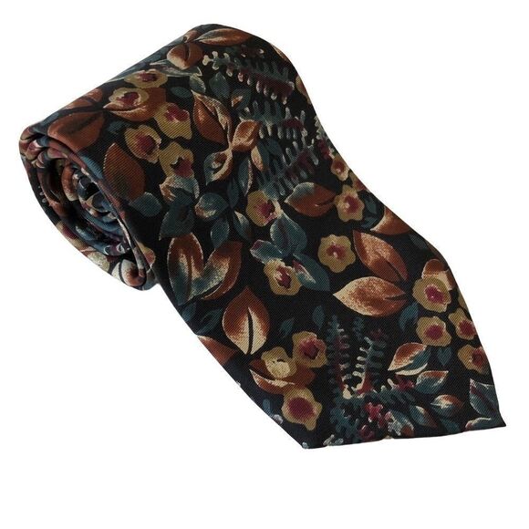 Christian Dior Floral Tie - Picture 1 of 4